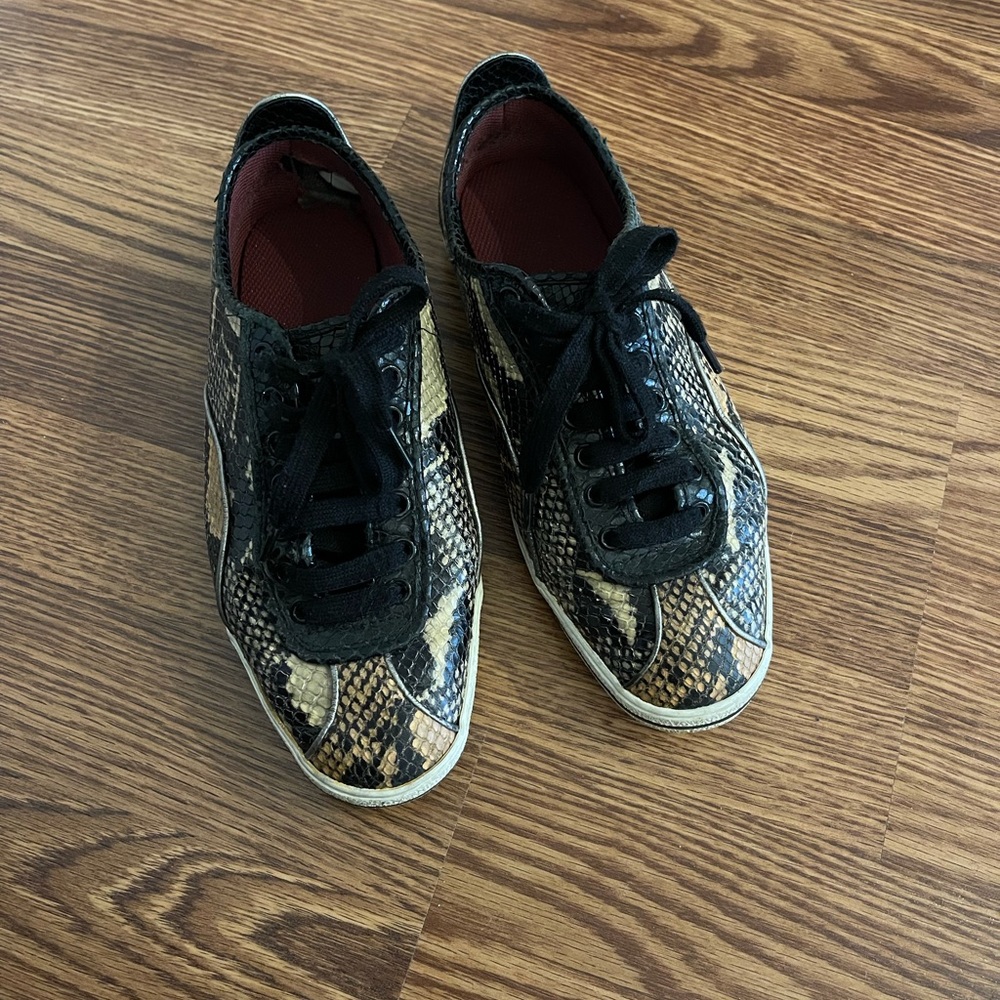 Marc Jacobs snake leather sneakers